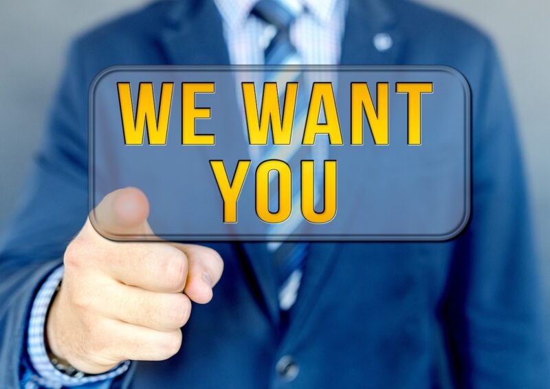 WE WANT YOU